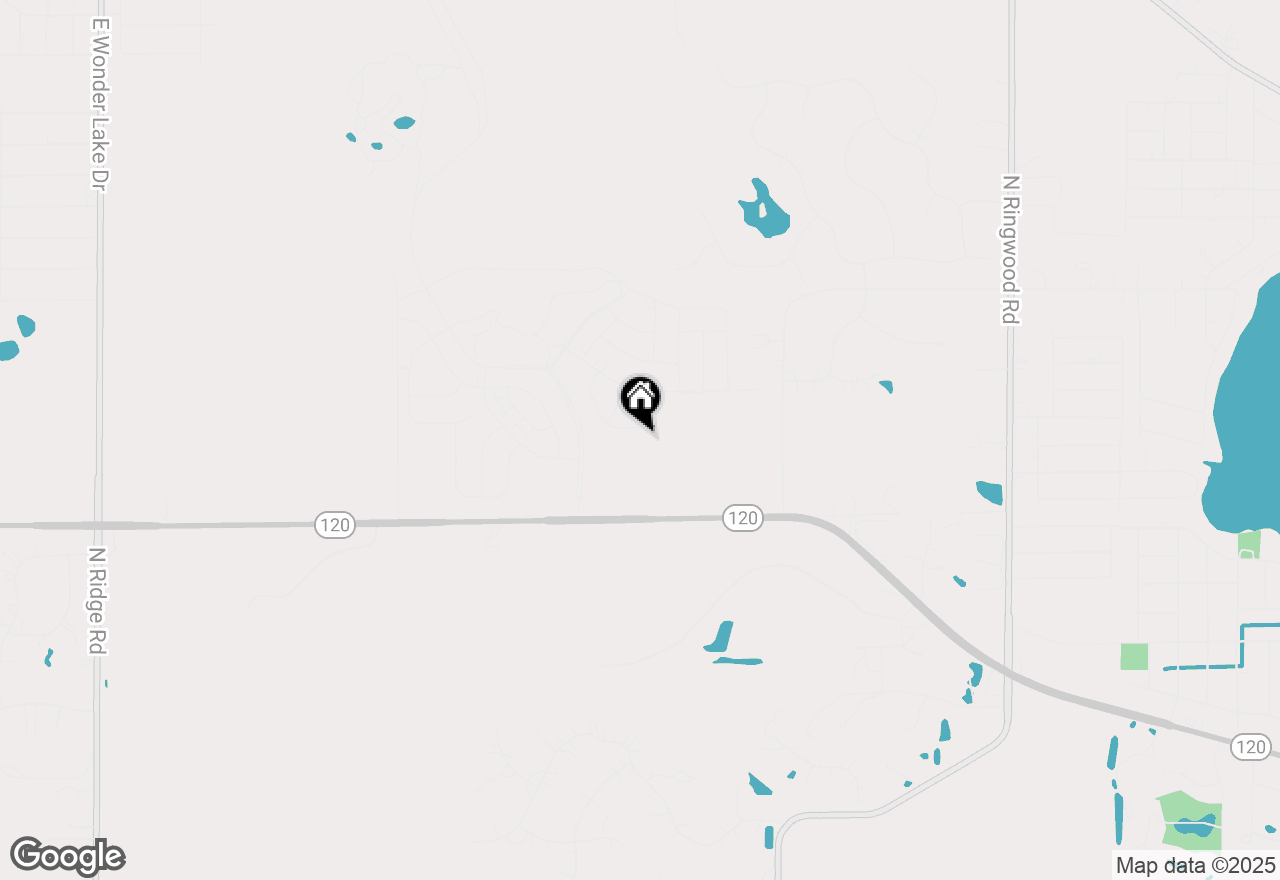 Map of 6425 Juniper Drive, Wonder Lake, IL 60097