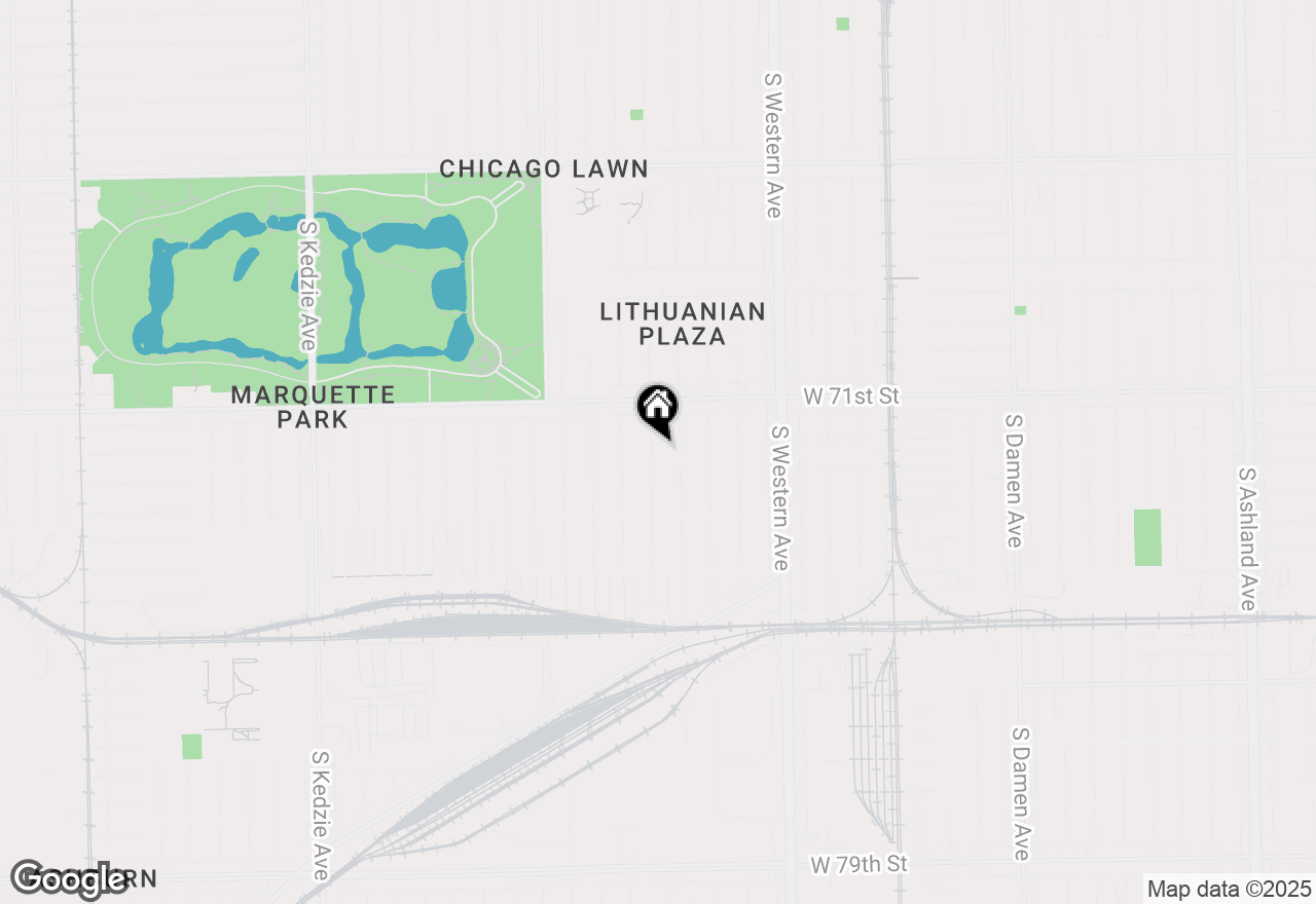 Map of 7154 S Rockwell Street, Chicago, IL 60629