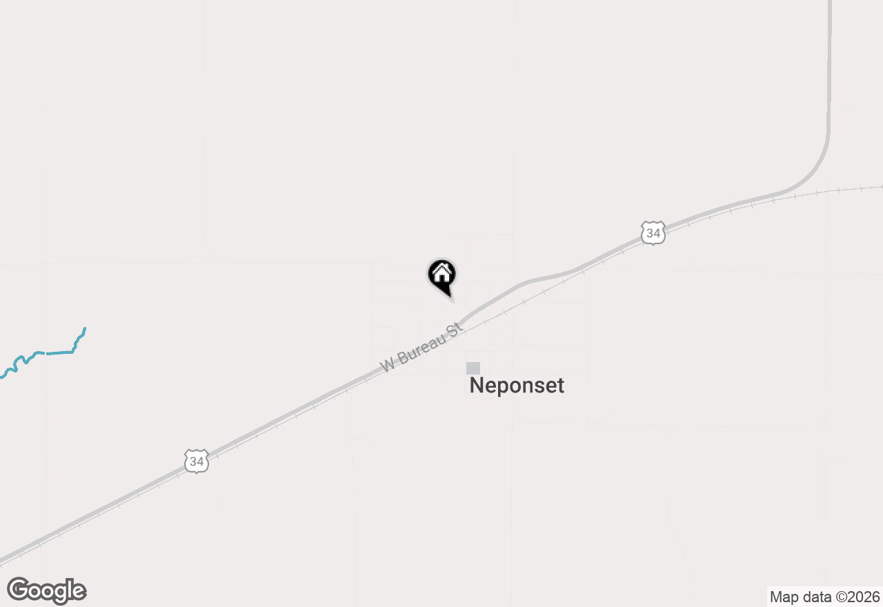 Map of 319 N Fourth Street, Neponset, IL 61345