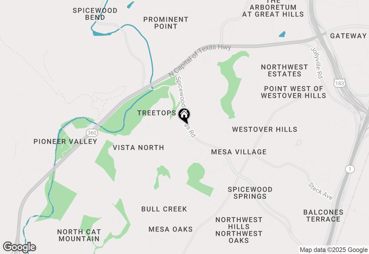 Map of 4819 Spicewood Springs Rd Rd, Austin, TX 78759