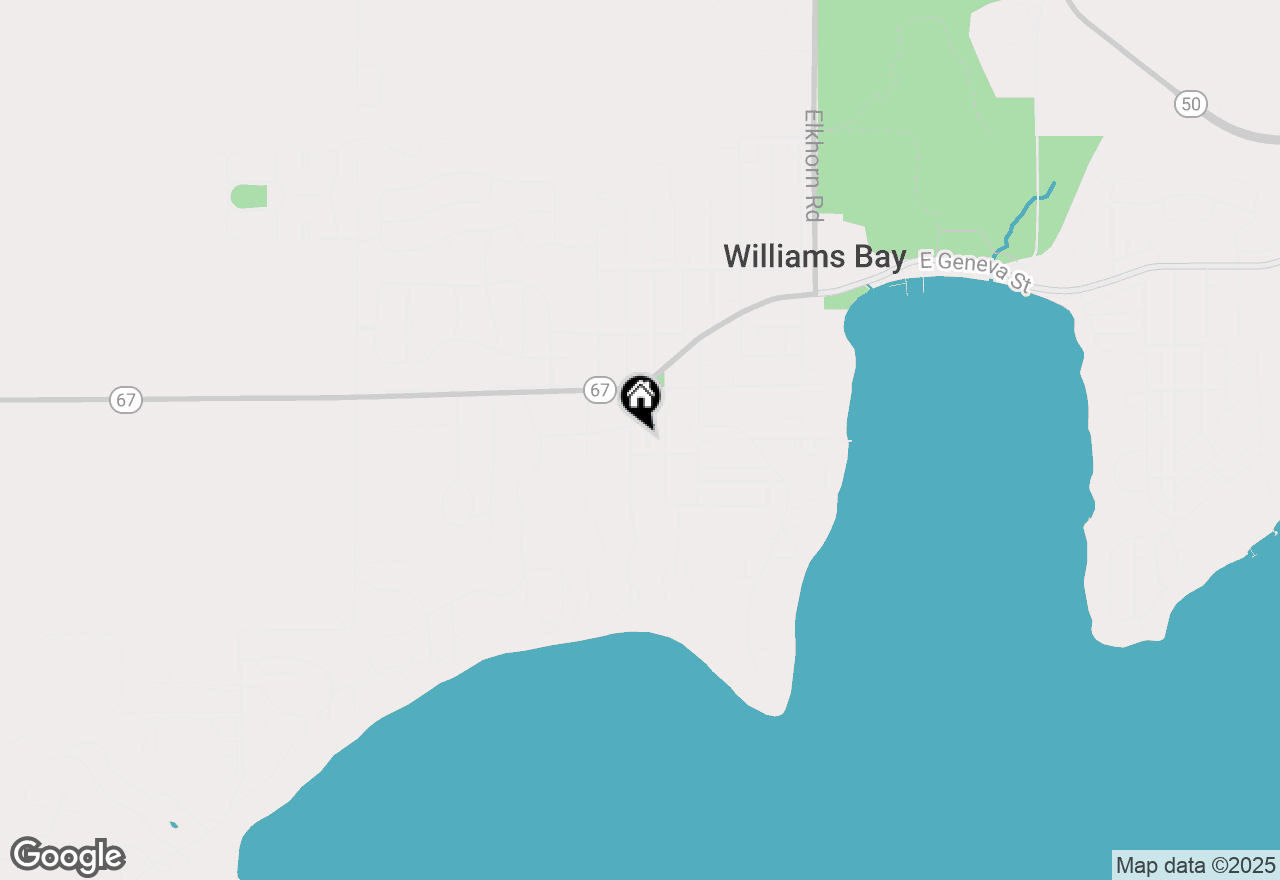 Map of 49 Stam St, Williams Bay, WI 53191