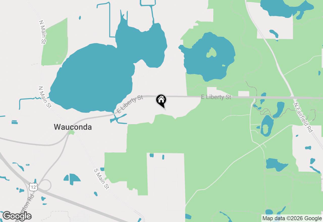 Map of 227 Brett Circle #D, Wauconda, IL 60084
