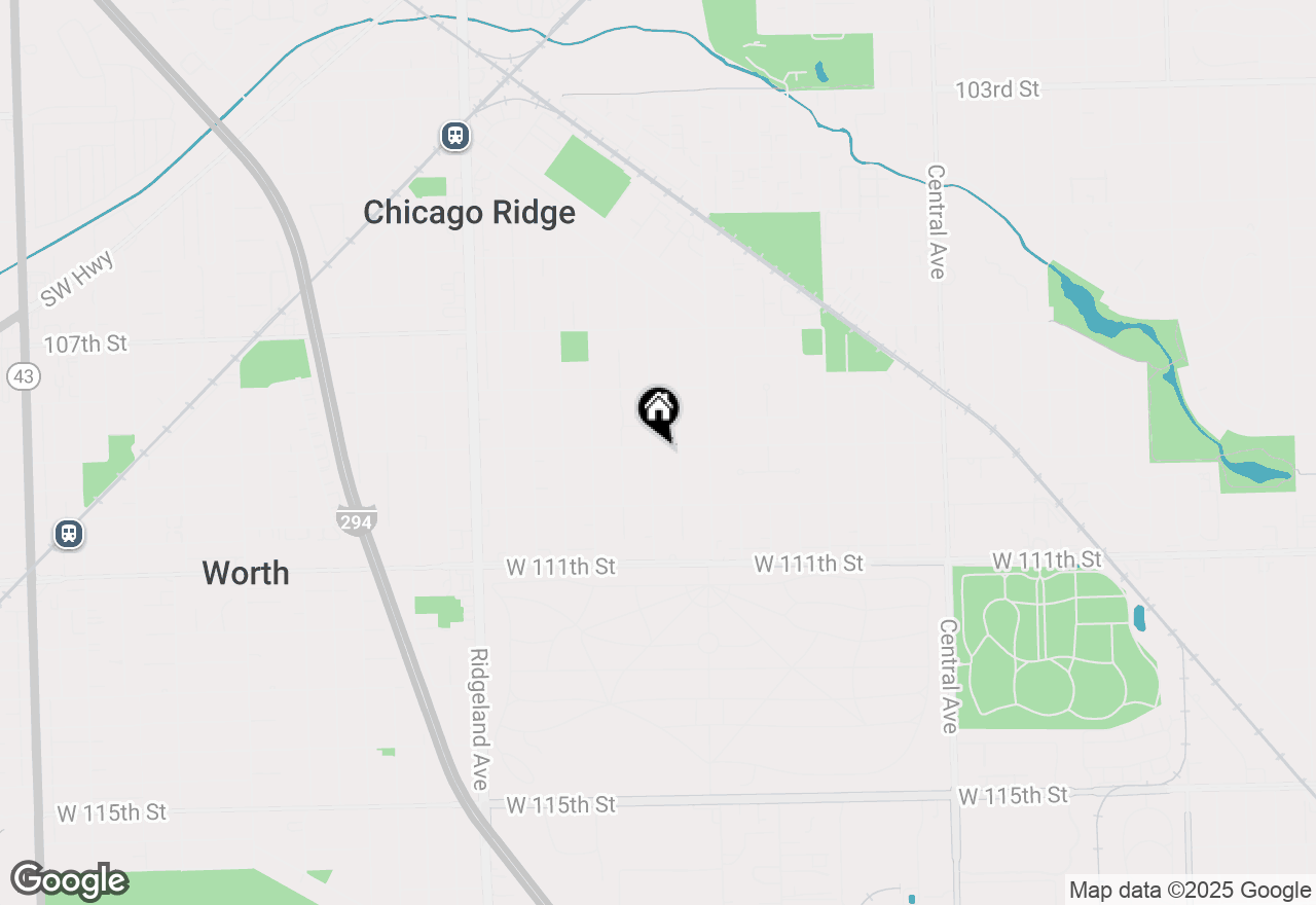 Map of 10901 Lyman Avenue, Chicago Ridge, IL 60415
