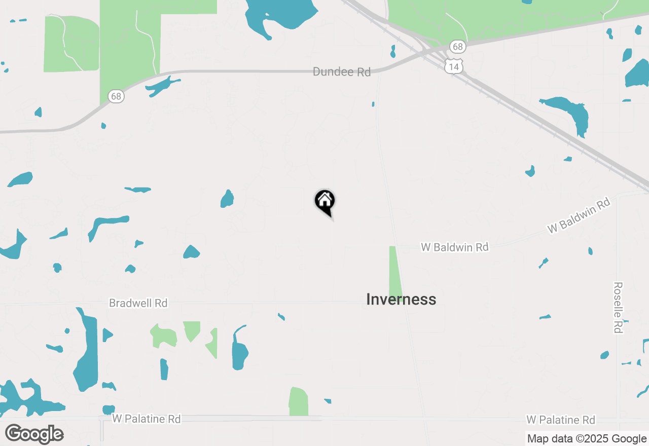 Map of 350 Roberts Road, Inverness, IL 60010