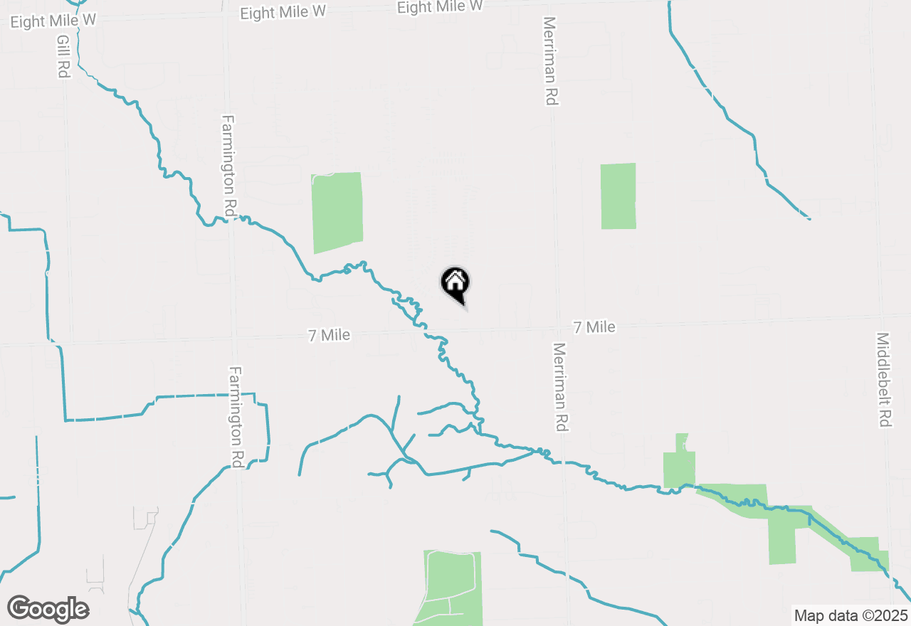 Map of 19147 Osmus Street, Livonia, MI 48152