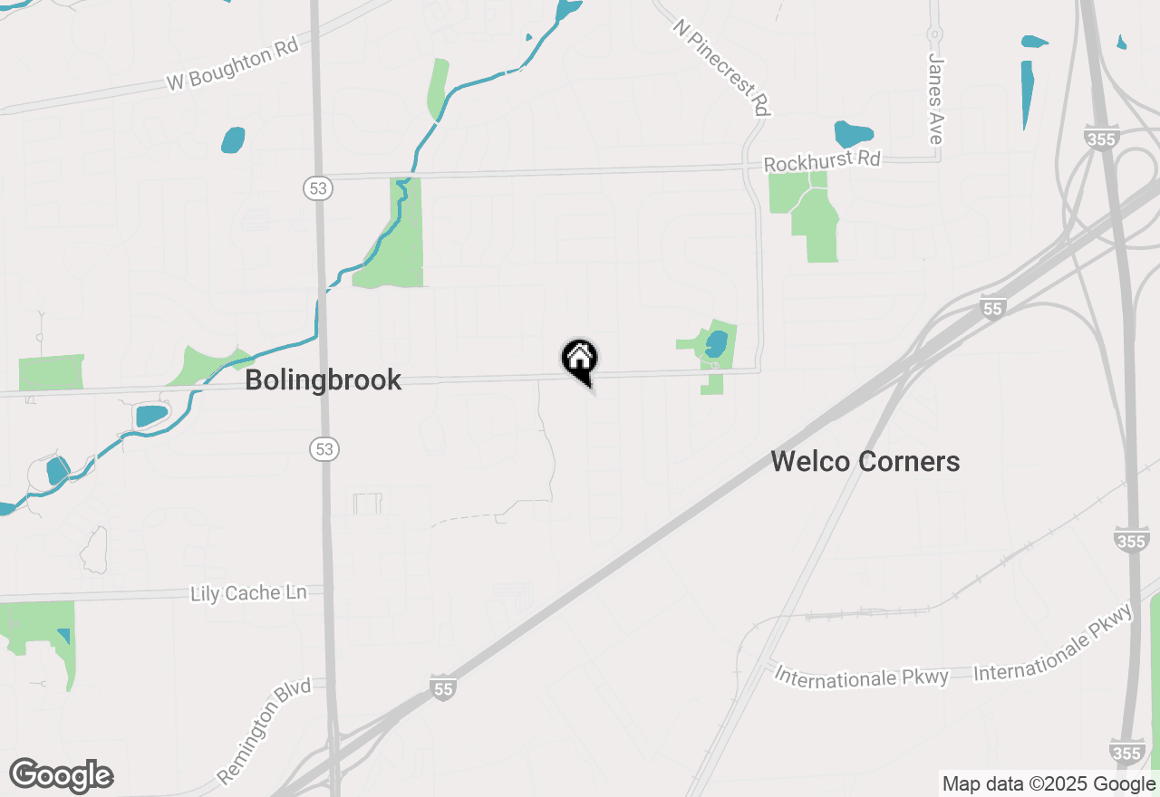 Map of 113 Cedarwood Avenue, Bolingbrook, IL 60440