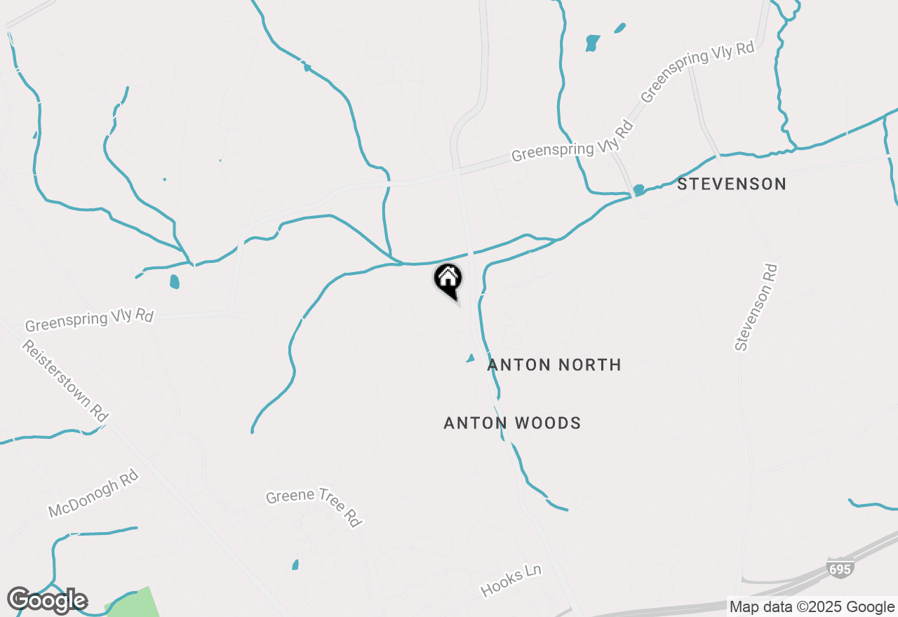 Map of 8606 Park Heights Avenue, Stevenson, MD 21153