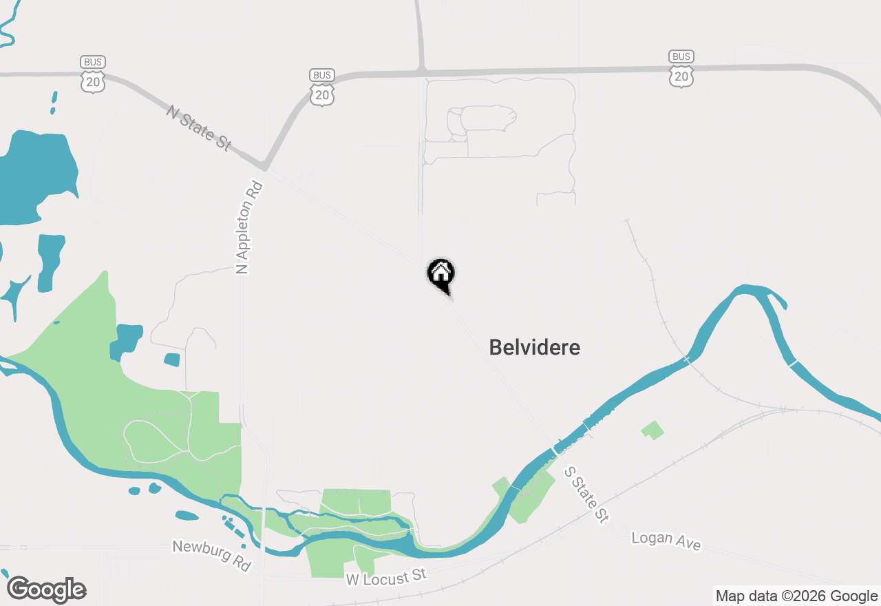 Map of 910 N State Street, Belvidere, IL 61008
