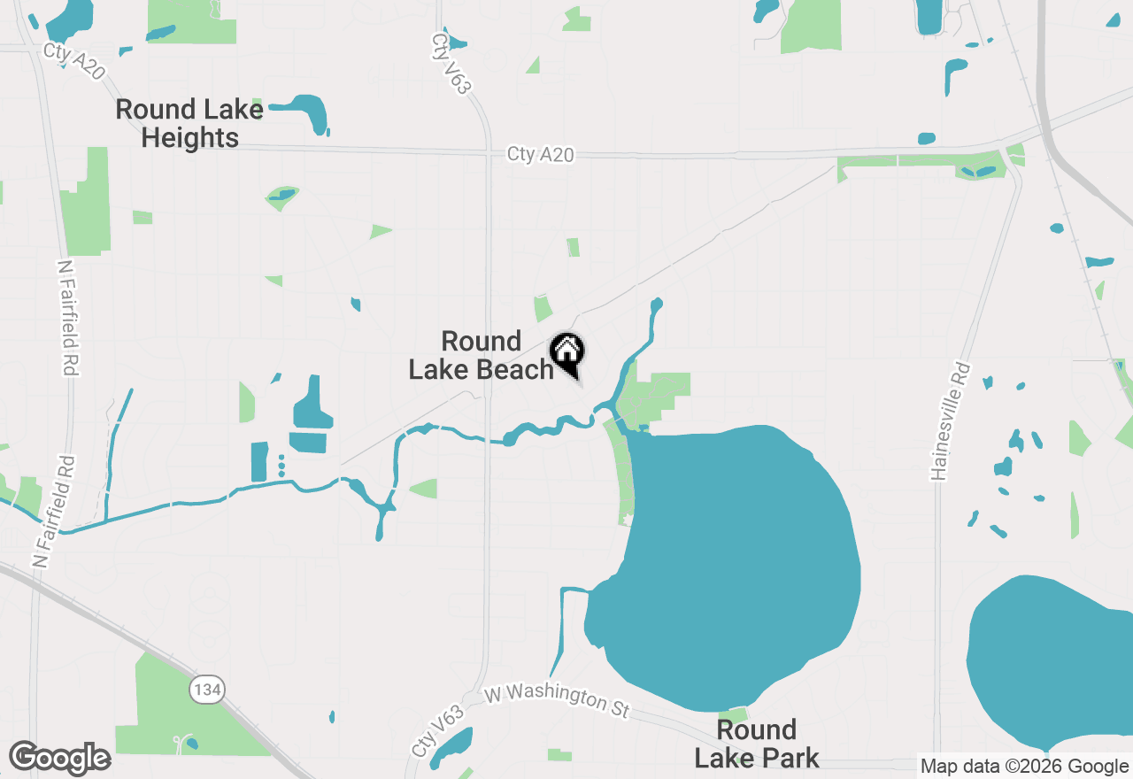 Map of 1216 N Lakeshore Drive, Round Lake Beach, IL 60073