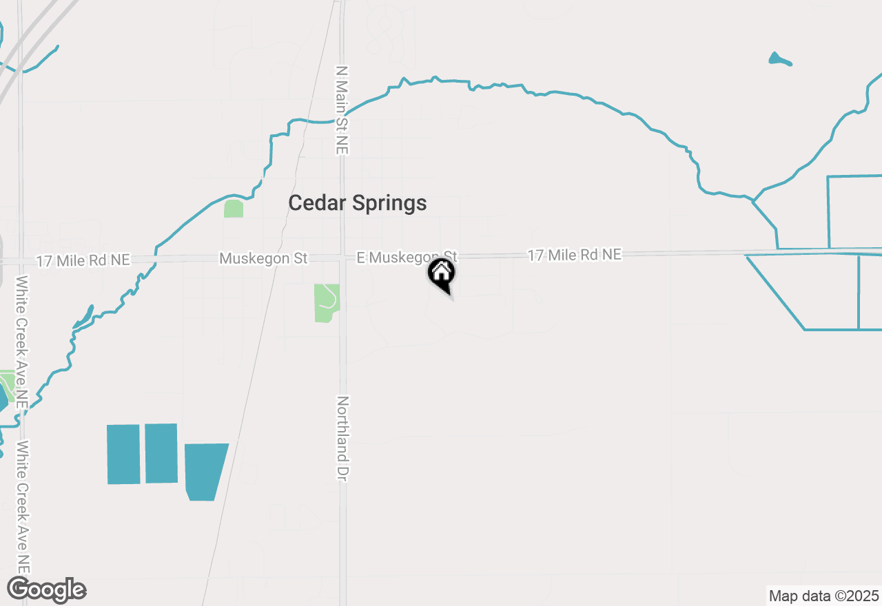 Map of 252 Jeffrey Street, Cedar Springs, MI 49319