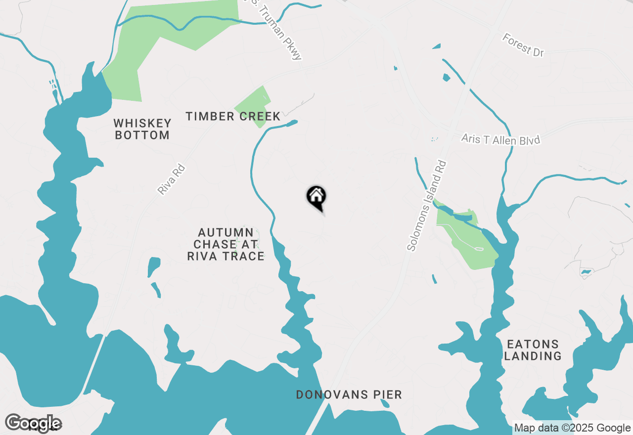 Map of 2816 Fennel Road, Edgewater, MD 21037