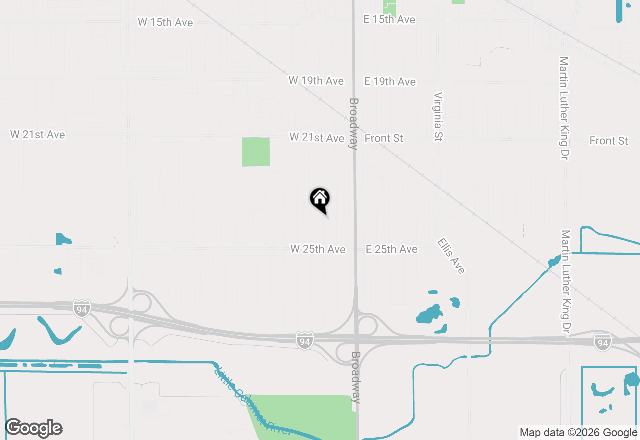 Map of 2395 Jefferson Street, Gary, IN 46407