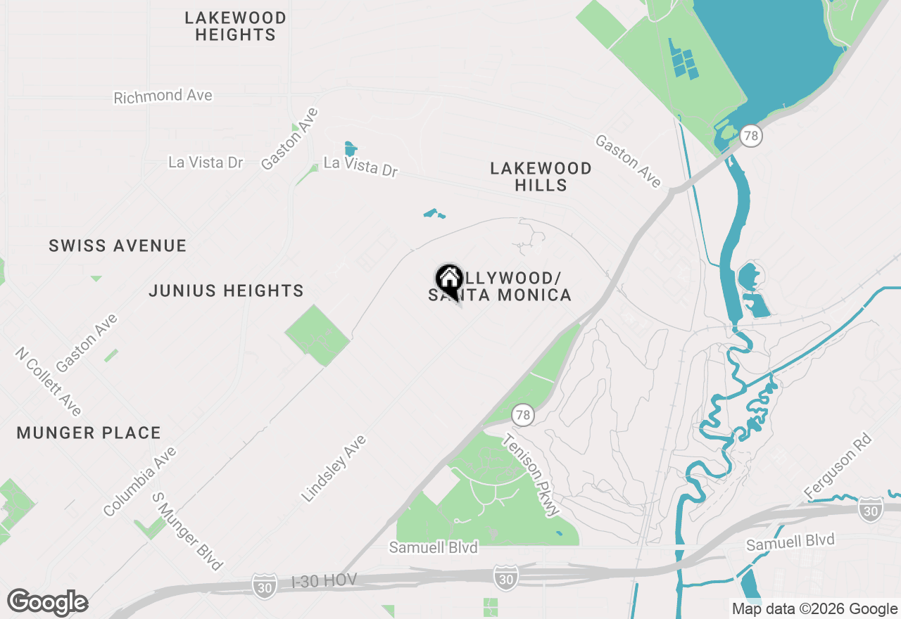 Map of 610 Clermont Avenue, Dallas, TX 75223