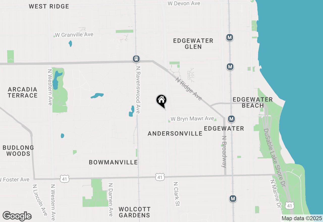 Map of 1620 W Olive Avenue #3A, Chicago, IL 60660
