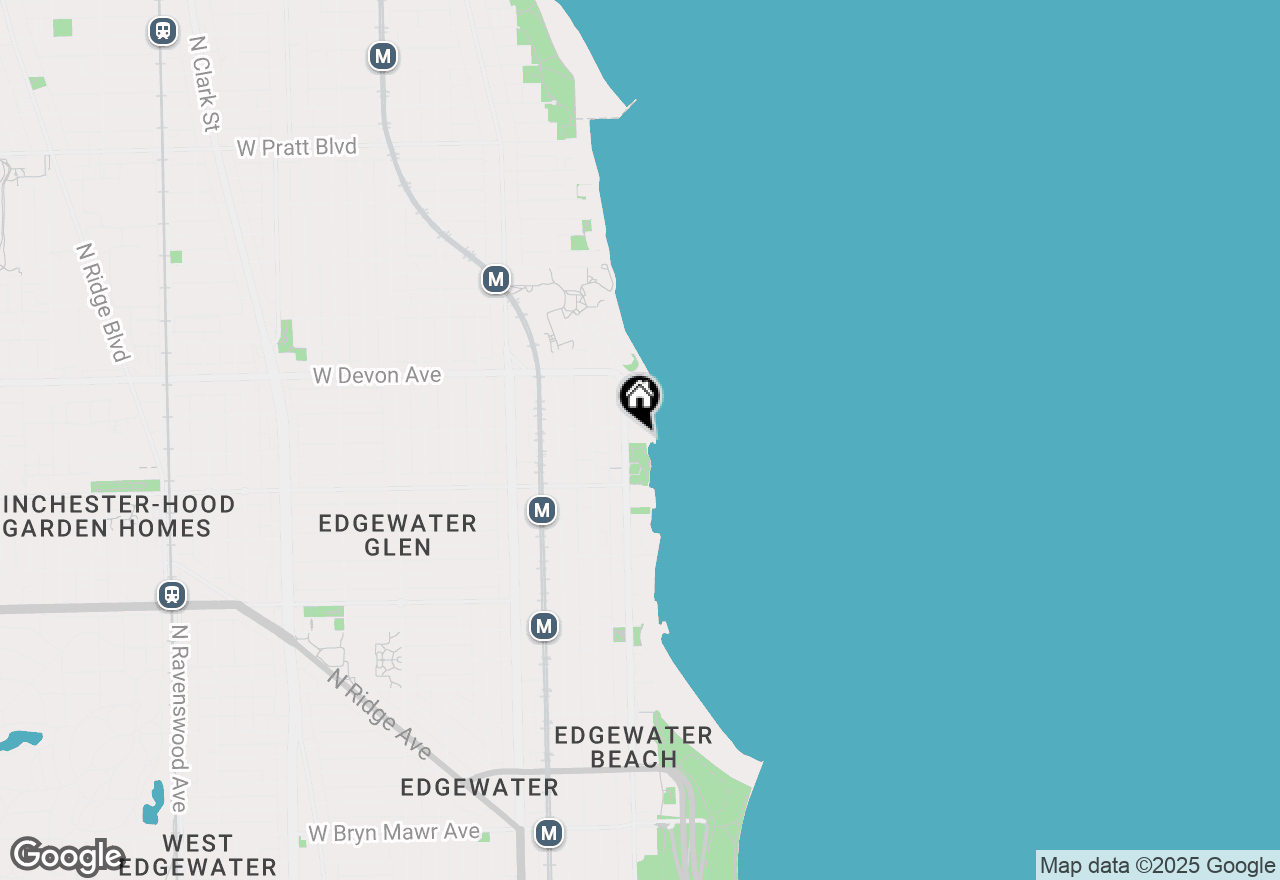 Map of 6257 N Sheridan Road #B, Chicago, IL 60660