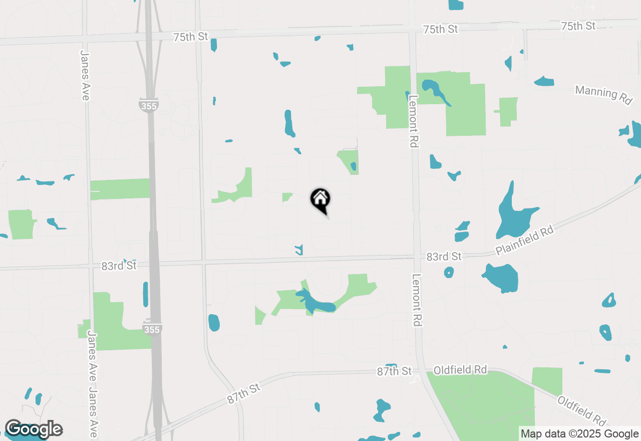 Map of 8232 Cromwell Avenue, Woodridge, IL 60517