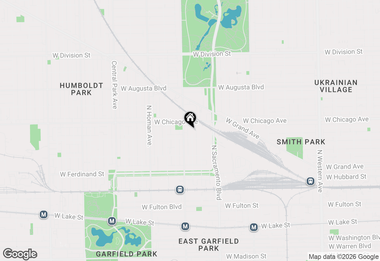 Map of 726 N Troy Street, Chicago, IL 60612