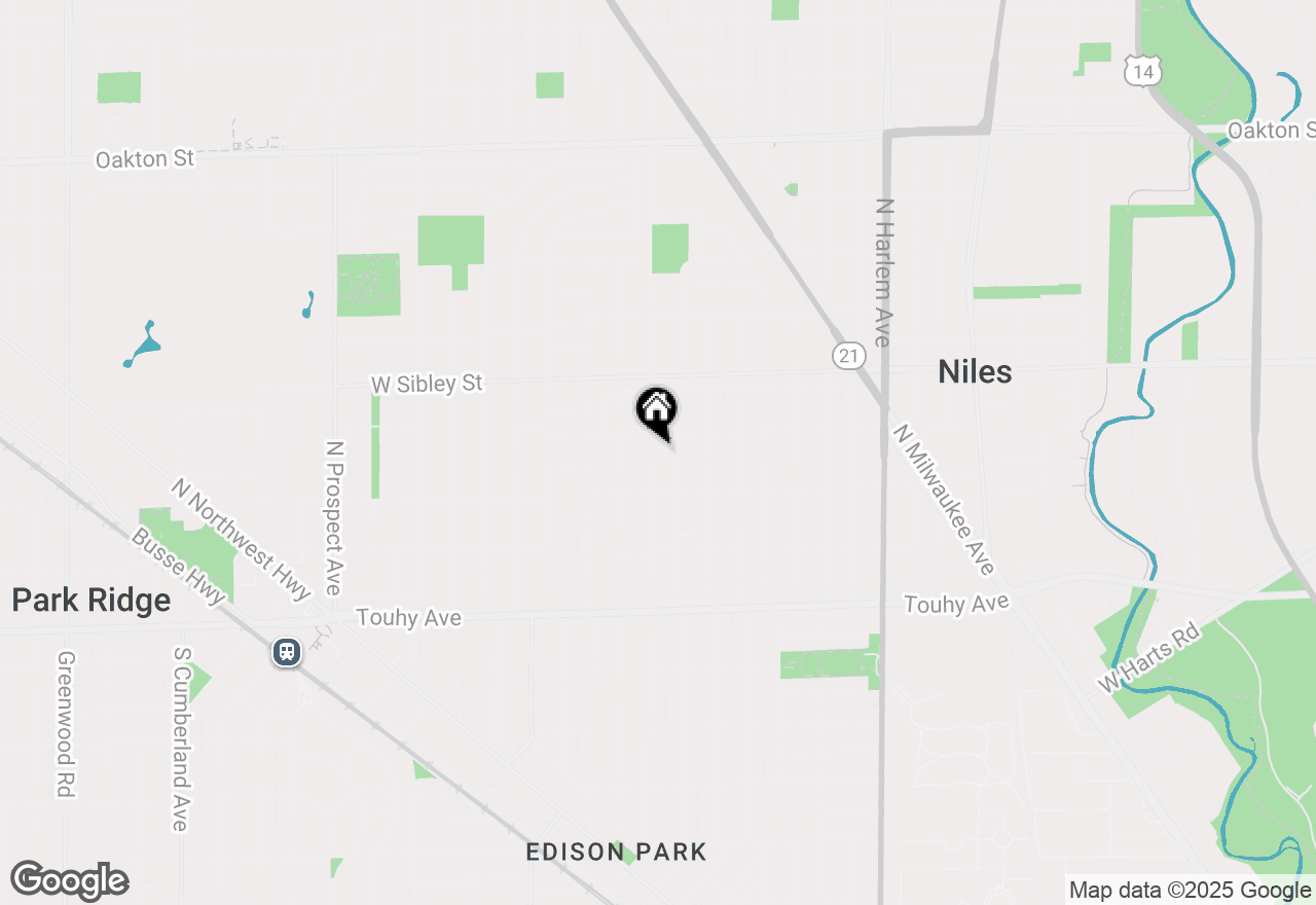 Map of 7441 N Oriole Avenue, Chicago, IL 60631