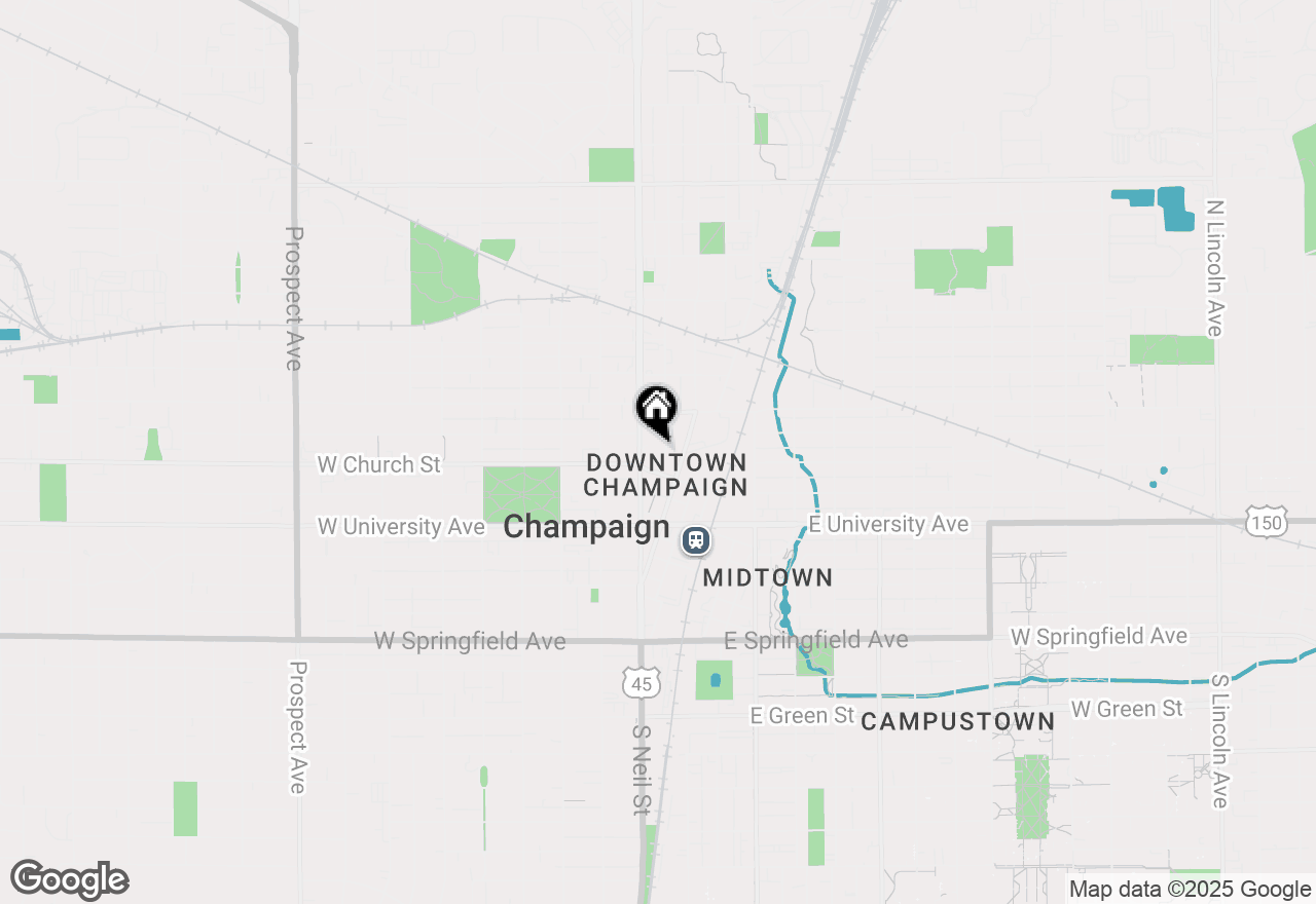 Map of 320 N Neil Street, Champaign, IL 61820