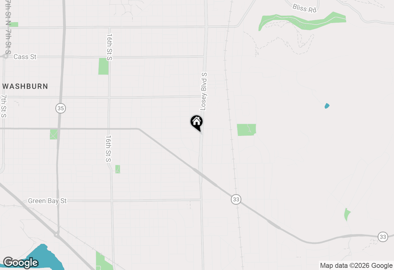 Map of 2321 Johnson St, La Crosse, WI 54601