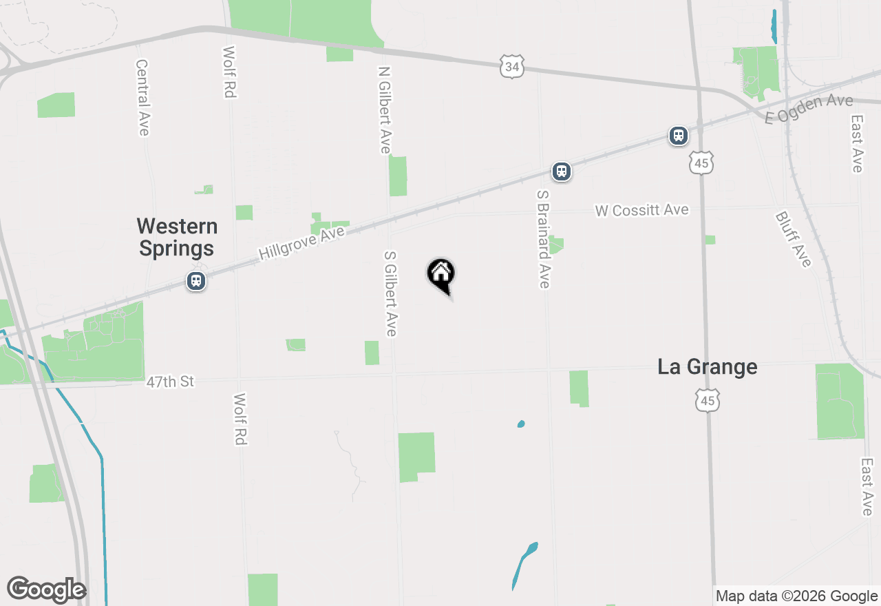 Map of 315 Leitch Avenue, La Grange, IL 60525