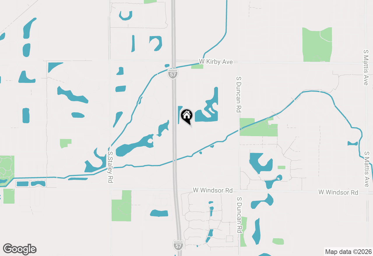 Map of 3405 Lakeshore Drive, Champaign, IL 61822
