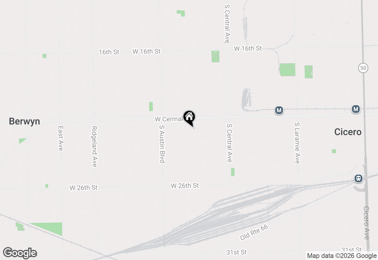 Map of 2231 S 58th Court, Cicero, IL 60804