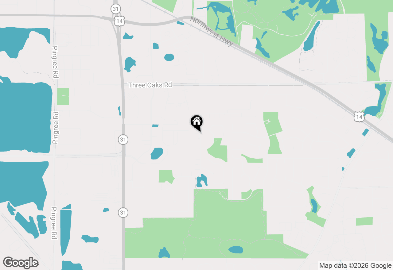 Map of 324 New Haven Drive, Cary, IL 60013