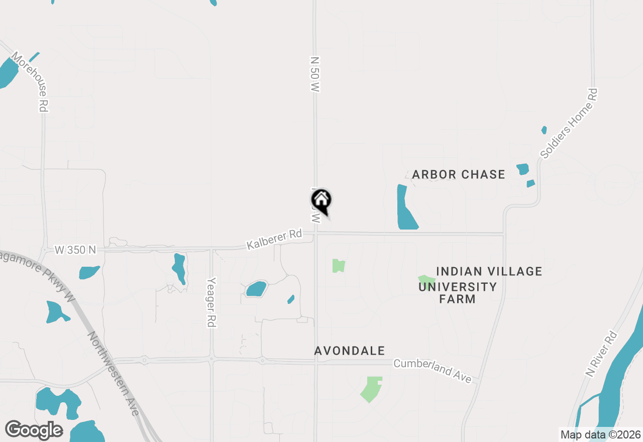 Map of 3526 Senior Place, West Lafayette, IN 47906