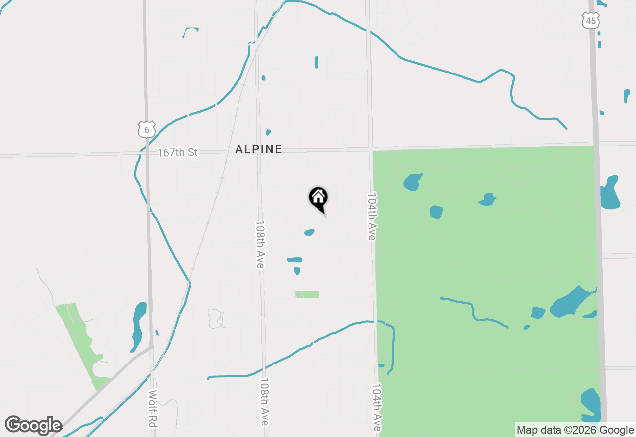 Map of 10559 Wood Duck Lane, Orland Park, IL 60467