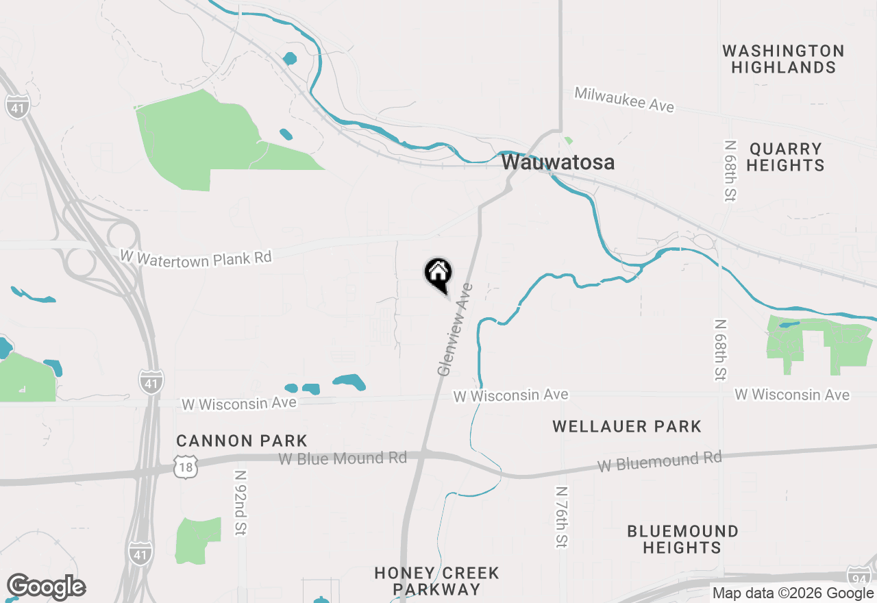 Map of 8223 Portland Ave, Wauwatosa, WI 53213
