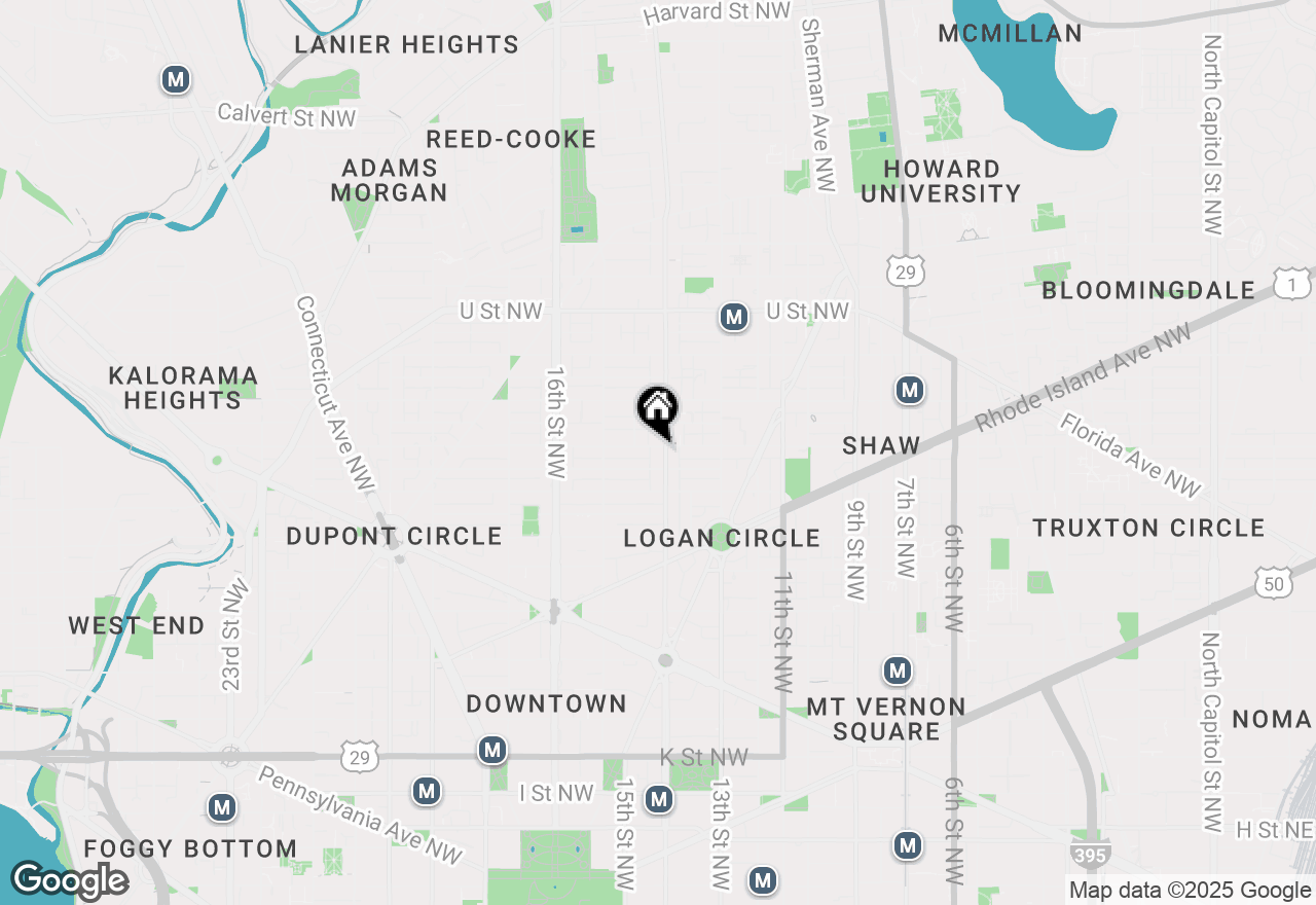 Map of 1634 14th Street Nw #501, Washington, DC 20009