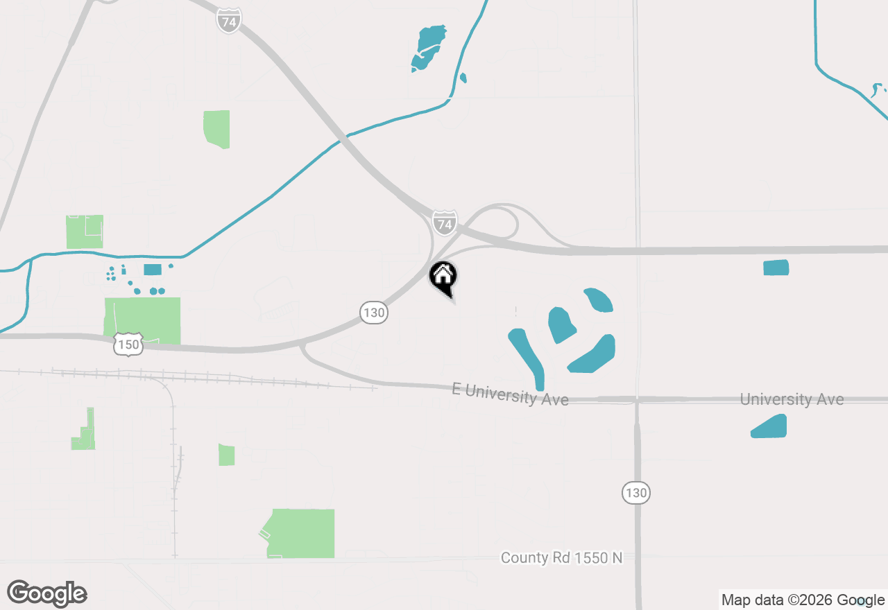 Map of 2409 John Drive, Urbana, IL 61802