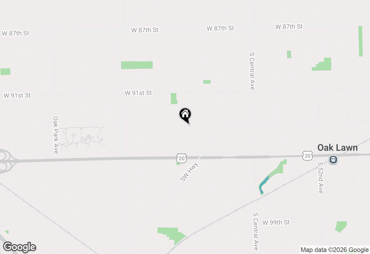 Map of 9300 Austin Avenue, Oak Lawn, IL 60453
