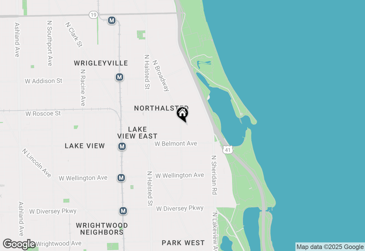 Map of 559 W Aldine Avenue #2, Chicago, IL 60657