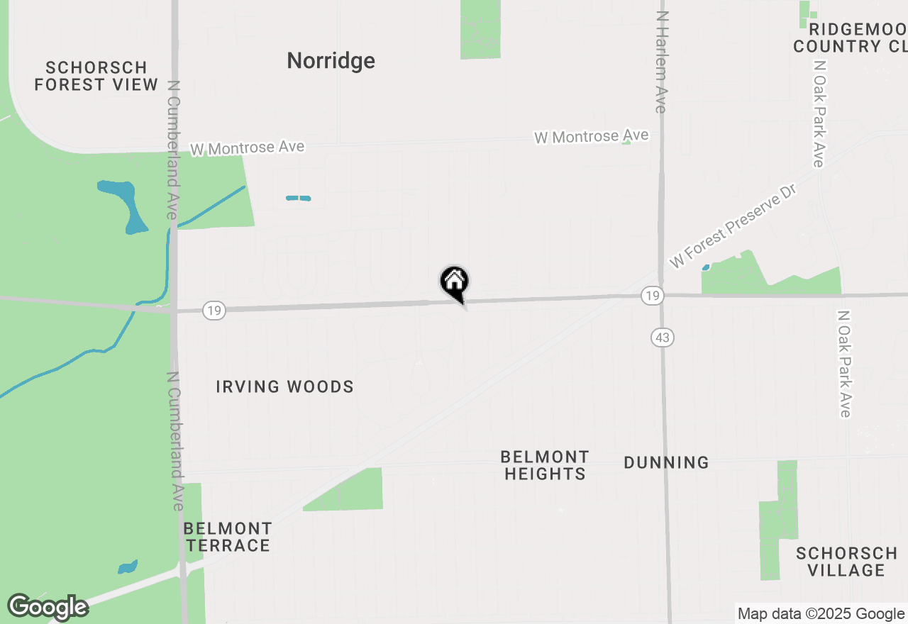 Map of 7707 W Irving Park Road #303, Chicago, IL 60634