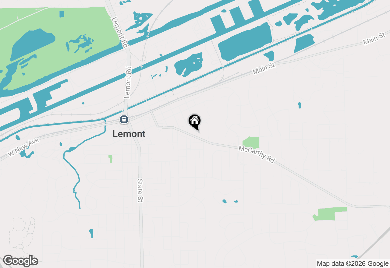 Map of 713 Mccarthy Road, Lemont, IL 60439