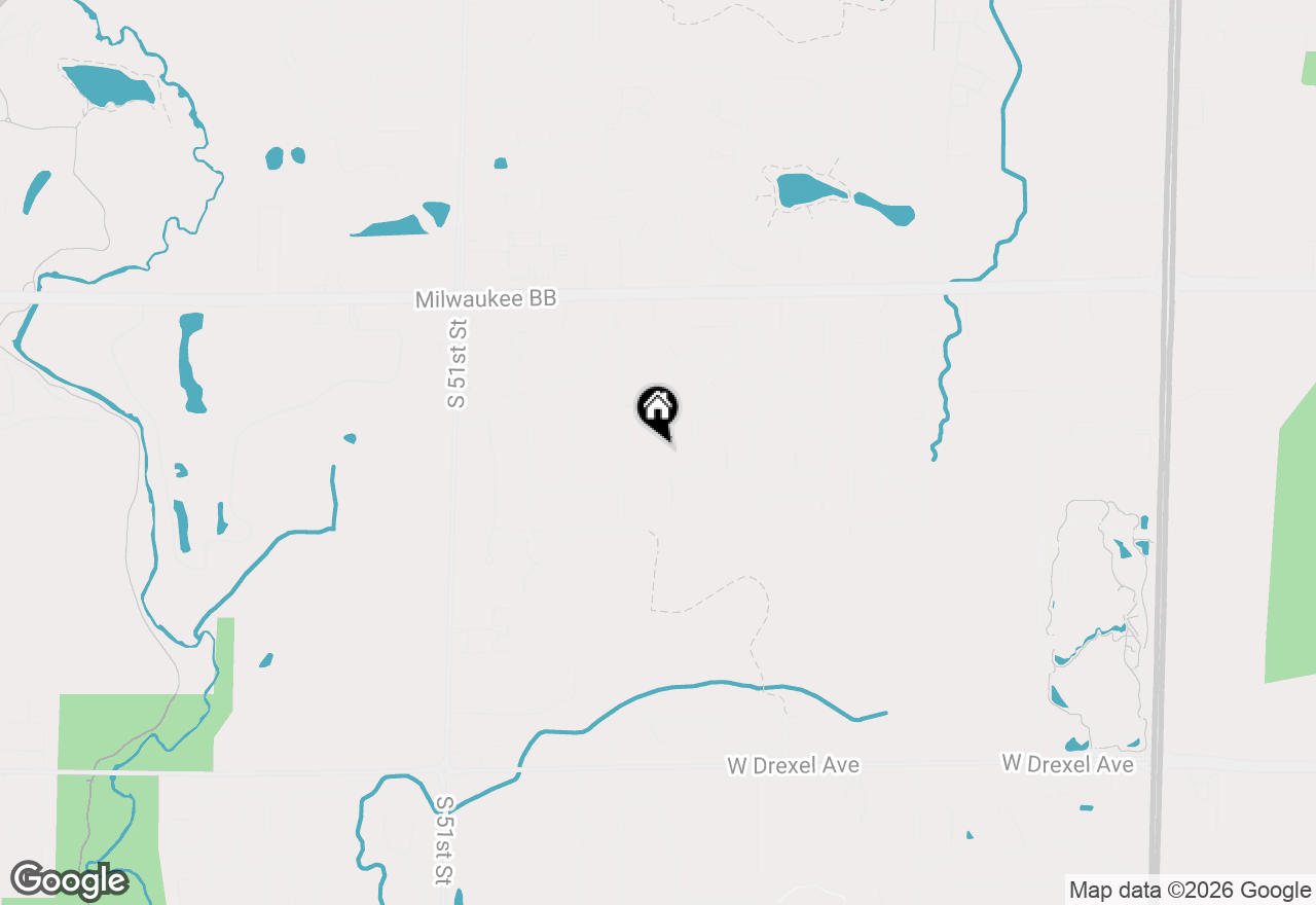 Map of 7369 S Hillendale Dr, Franklin, WI 53132