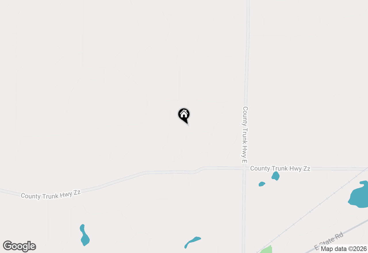 Map of S52W33462 Red Fox Way, North Prairie, WI 53153