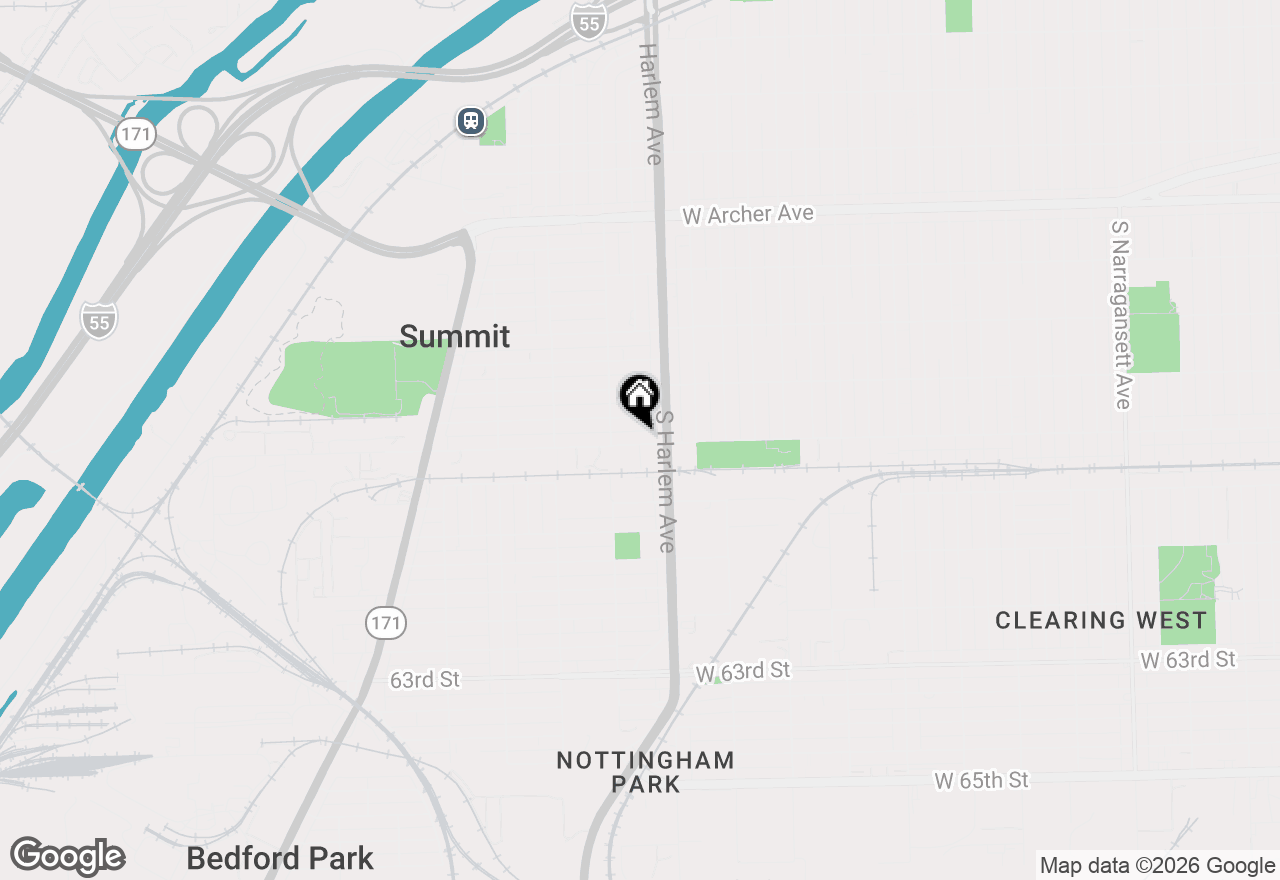 Map of 7220 W 59th Street, Summit, IL 60501