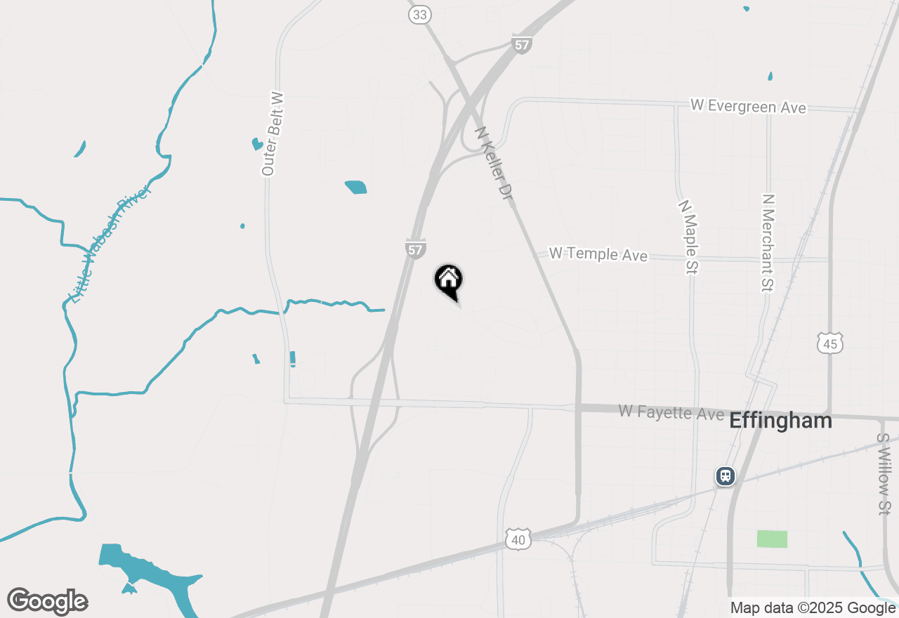 Map of 110 N Lakewood Manor, Effingham, IL 62401