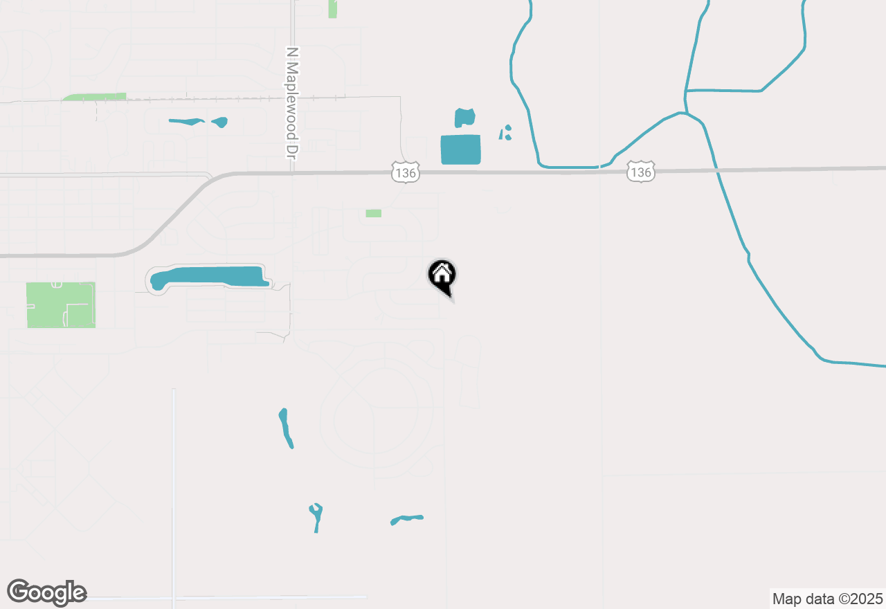 Map of 1669 Harper Drive, Rantoul, IL 61866