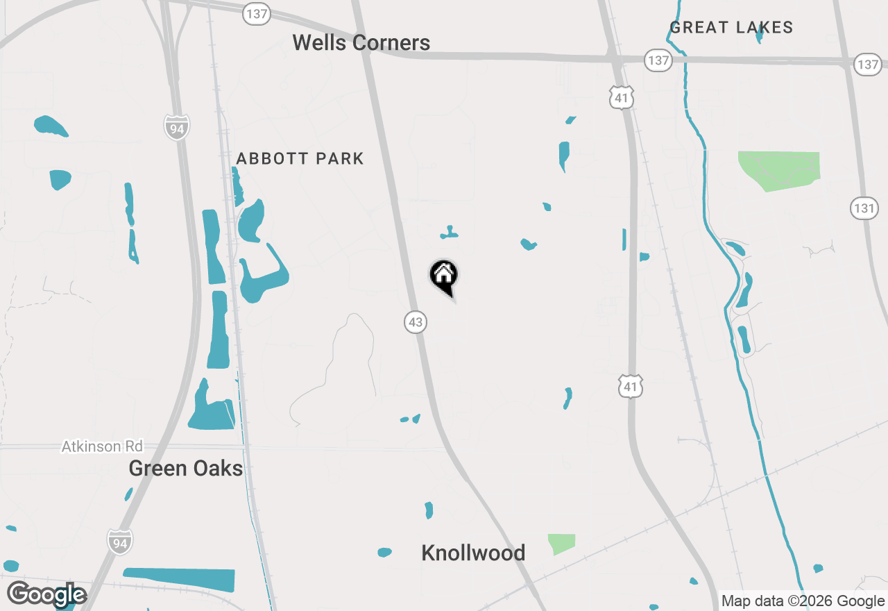 Map of 109 Meadowbrook Lane #44A, Lake Bluff, IL 60044