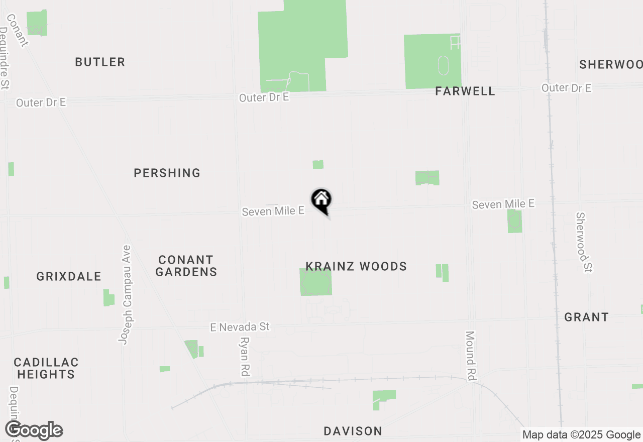 Map of 18880 Hasse Street, Detroit, MI 48234