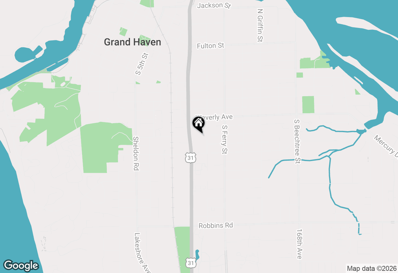 Map of 815 S Despelder Street #5, Grand Haven, MI 49417