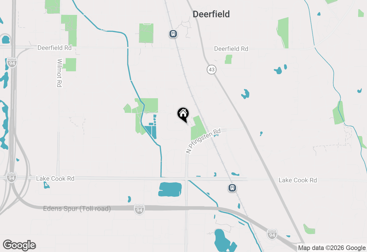 Map of 937 Fountain View Drive, Deerfield, IL 60015