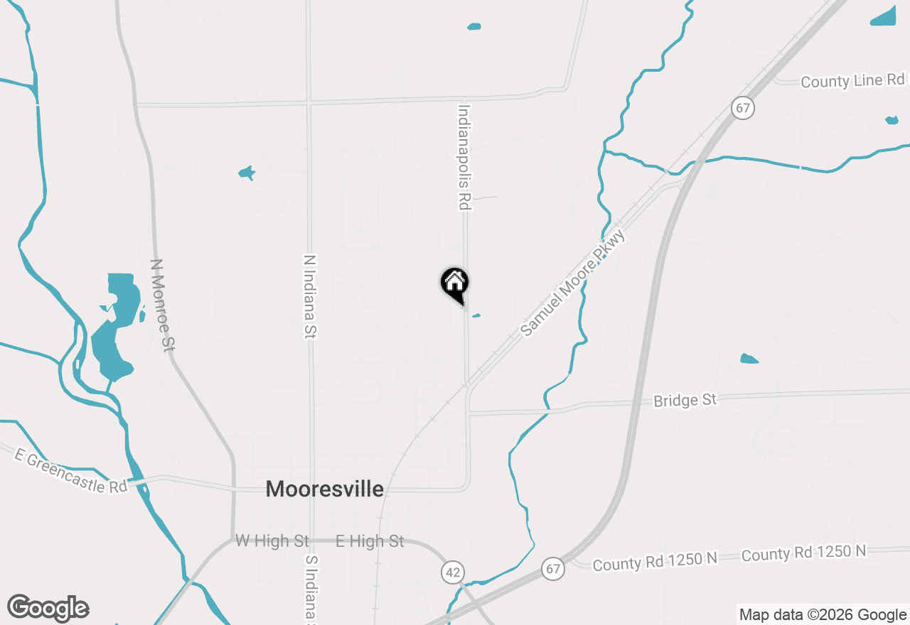 Map of 617 Nelson Drive, Mooresville, IN 46158