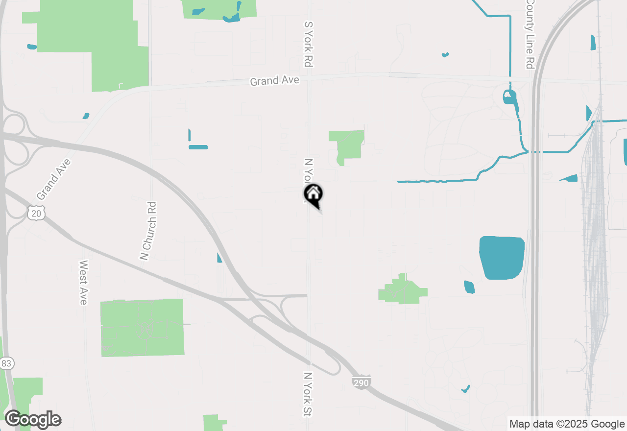 Map of 765 N York Road, Elmhurst, IL 60126