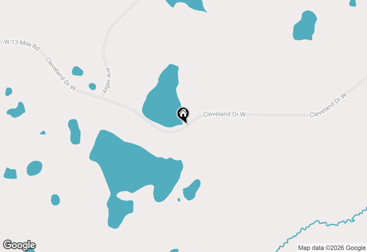 Map of 3957 Cleveland Drive W, Bitely, MI 49309