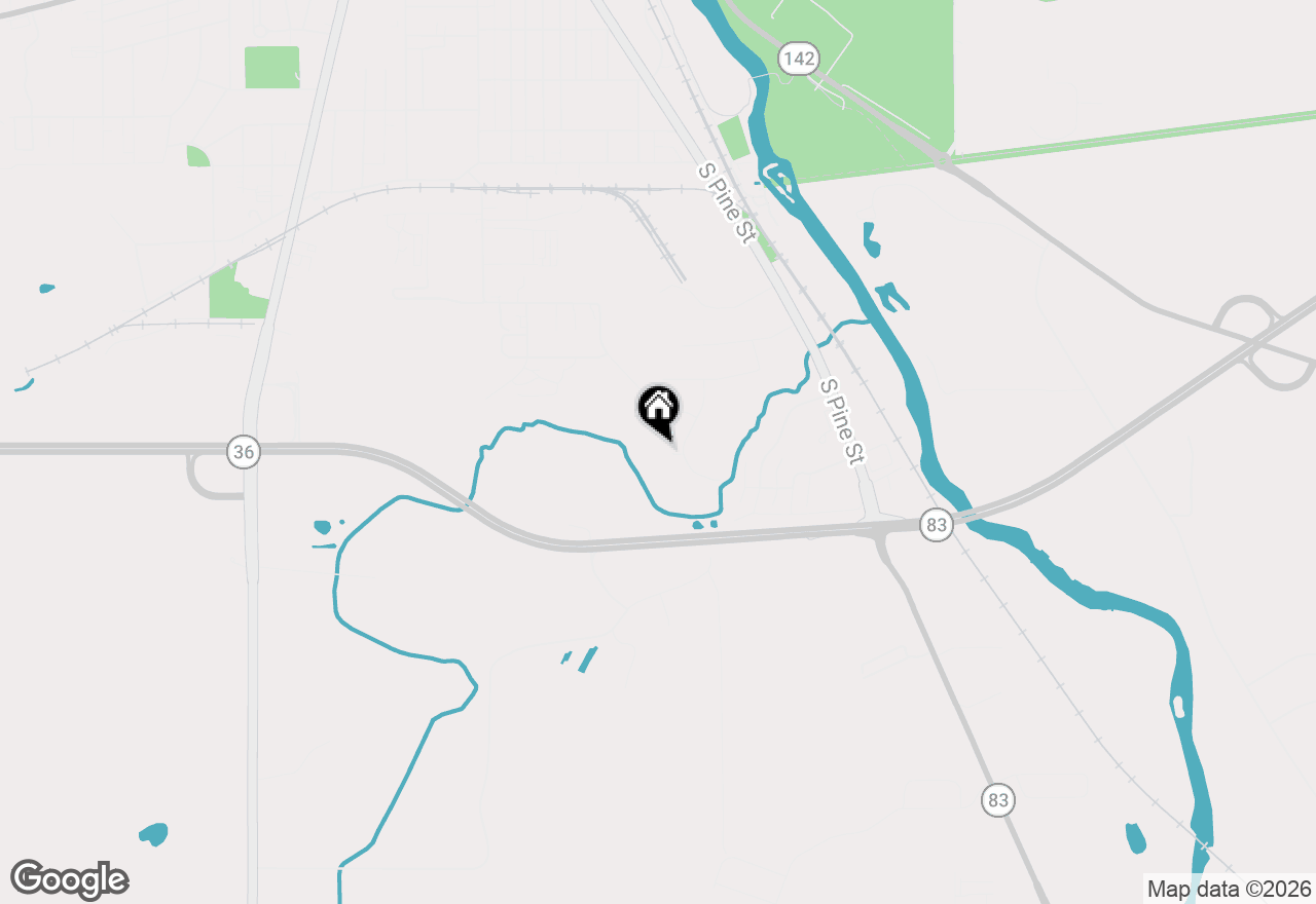 Map of 302 Margaret Ct, Burlington, WI 53105